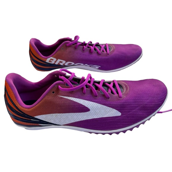 Brooks Mach 17 Spikeless Track & Field Lightweight Purple Running Shoes 9 NWOT - Picture 5 of 10